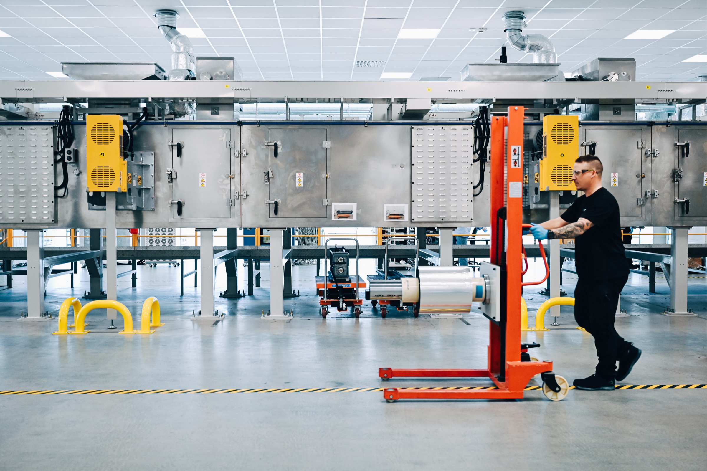 Altris production line in Uppsala